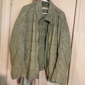 Free People Green Dolman Jacket